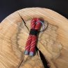 Schicke rote Seil-Hundeleine robust und verstellbar
