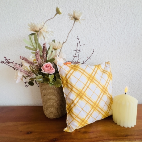 Duftendes Zirbenkissen - aus dem Allgäu ca. 25x25 cm