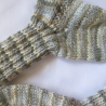 Kindersocken handgestrickt selfmade Gr. 24-25 aus Sockenwolle