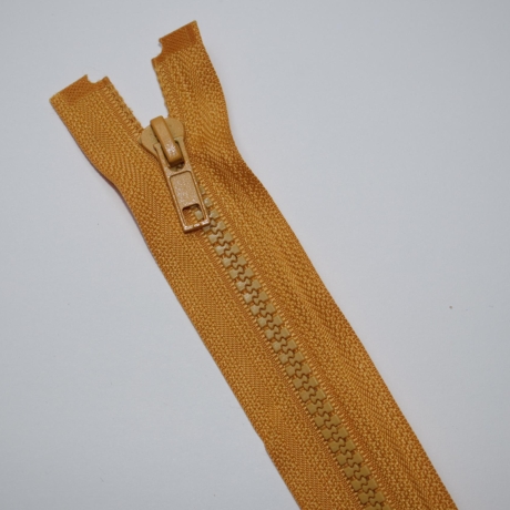 AUS Reißverschluss senf 40 cm teilbar Jacken-Reißverschluss
