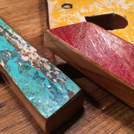 Holzbuchstaben, Holzbuchstabe, Buchstabe, Bootsholz, Vintage