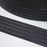 Sicherheitsgurtband 40 mm schwarz 9 Streifen Gurtband RE