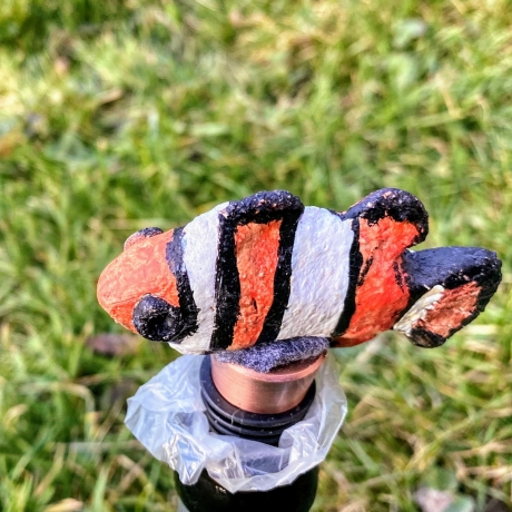  Ceramic Clownfish bottle stopper