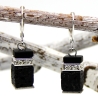 Lava-Edelstahl-Brisuren mit Edelstahl- und Strass-Elementen
