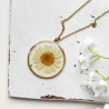 Gänseblümchen • Halskette gold | Blütenschmuck | Geschenk