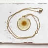 Gänseblümchen • Halskette gold | Blütenschmuck | Geschenk