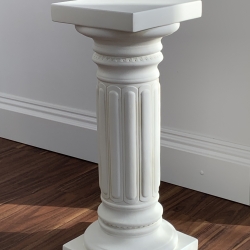 Schön bemalte griechische Säule. 68 cm.