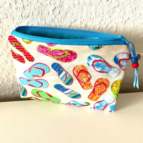 Schminktäschchen Etui Flip-Flops