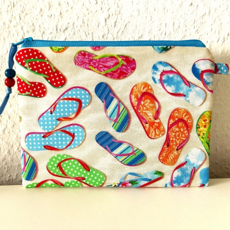 Schminktäschchen Etui Flip-Flops