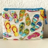 Schminktäschchen Etui Flip-Flops