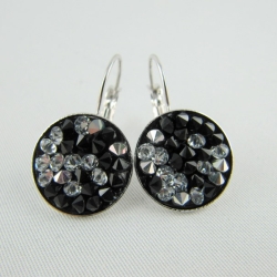 Ohrringe Crystal Rocks Jet/Crystal CAL