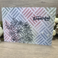 Karte - Grußkarte - Have a beautiful day - Pastellfarben