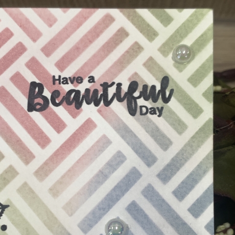 Karte - Grußkarte - Have a beautiful day - Pastellfarben