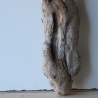 Treibholz Schwemmholz Driftwood 1 knorrige Skulptur   53 cm 