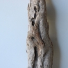 Treibholz Schwemmholz Driftwood 1 knorrige Skulptur   53 cm 