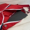 Große Handtasche im Retro-Style rot