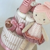 Windelbox Marie mit Püppi und Schühchen - personalisiert