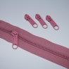 Reißverschluss altrosa & Zipper 5 mm Schiene rosa RE