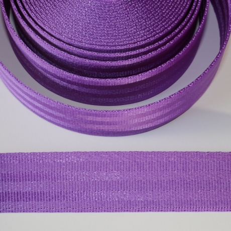 5m Sicherheitsgurtband 25 mm lila Gurtband