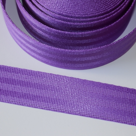5m Sicherheitsgurtband 25 mm lila Gurtband