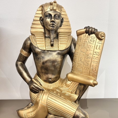 Pharaonenfigur. Schöne Dekoration für Ihr Zuhause. 51 cm.