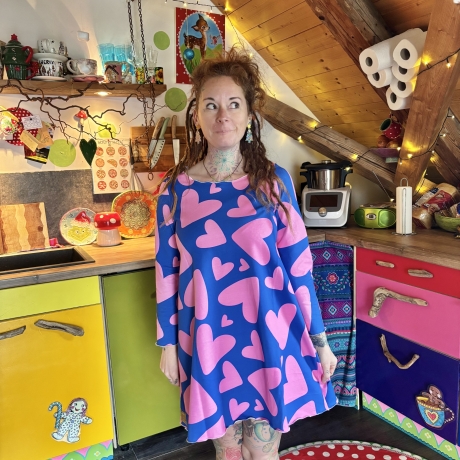 Kleid in A-Form Größe 40