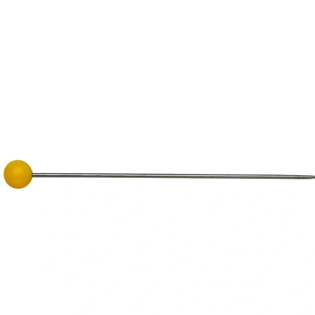 Plastikkopfstecknadeln, 0,65 x 45mm, gelb Prym