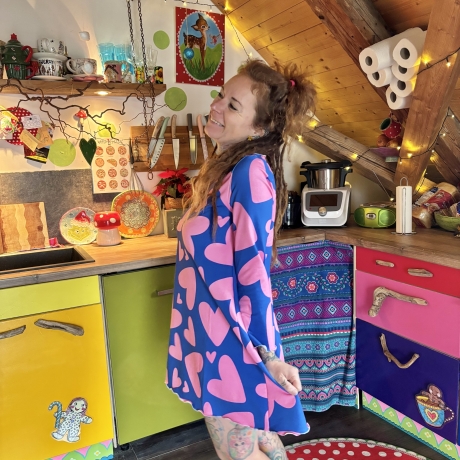 Kleid in A-Form Größe 40