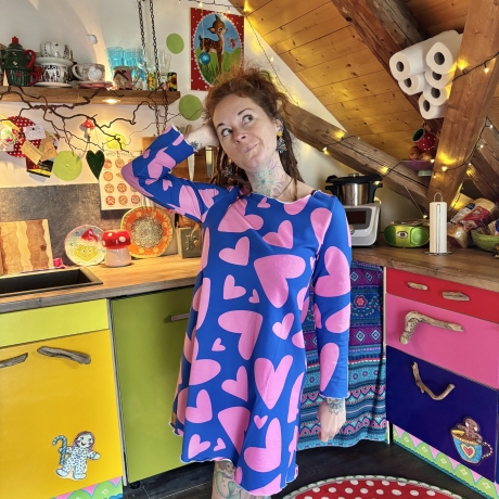 Kleid in A-Form Größe 40