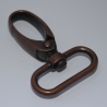 2x Karabinerhaken 30 mm kupferrot altkupfer kupfer Karabiner