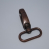 2x Karabinerhaken 30 mm kupferrot altkupfer kupfer Karabiner