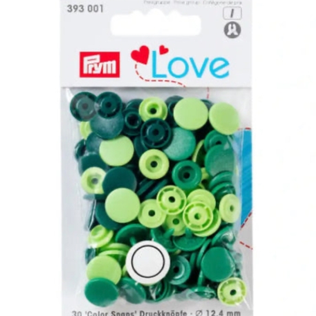 Druckknopf Color Snaps|Prym Love|12,4mm|Grün Art.393001
