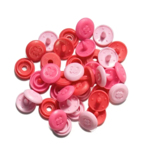 Druckknopf Mini Color Snaps,Prym Love,9mm,Rosa Pink Rot Art.39360