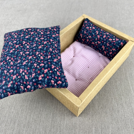 Maileg Mäusebett mit Matratze Bettzeug Puppenbett Maileg Zubehör