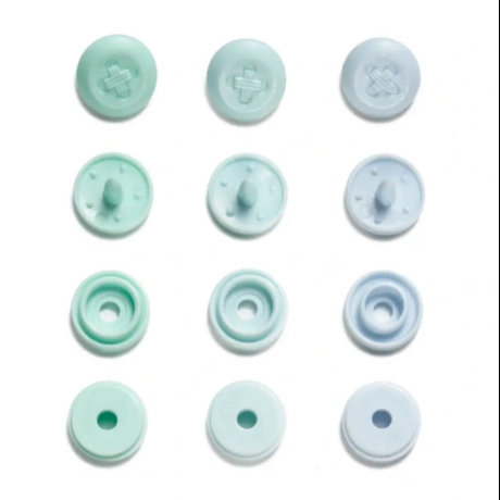 Druckknopf Mini Color Snaps, Prym Love,9mm, Hellblau Mint 393601