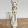 Schöne Figur einer ägyptischen Katze. Bastet 31 cm.