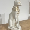 Schöne Figur einer ägyptischen Katze. Bastet 31 cm.