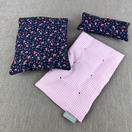 Maileg Mäusebett mit Matratze Bettzeug Puppenbett Maileg Zubehör