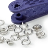 Druckknopf Jersey Nähfrei Silberfarbig Prym, 10 mm Art. 390107
