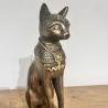 Schöne Figur einer ägyptischen Katze. Bastet 31 cm.