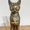 Schöne Figur einer ägyptischen Katze. Bastet 31 cm.