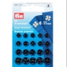 Druckknopf Schwarz zum nähen Prym, 6-11mm Art. 341271