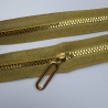 Reißverschluss gold + Zipper 5mm Knochen-Reißverschluss