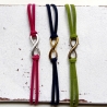 Infinity • Armband Velour | Farbwahl | Armschmuck | Geschenk