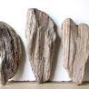 Treibholz Schwemmholz Driftwood 3 Hölzer Terrarium 29-33 cm *E9*