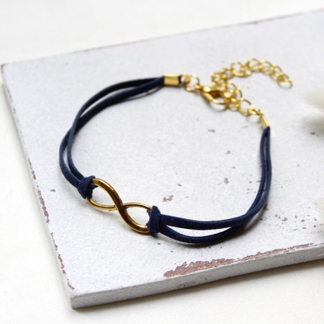 Infinity • Armband Velour | Farbwahl | Armschmuck | Geschenk