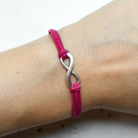 Infinity • Armband Velour | Farbwahl | Armschmuck | Geschenk