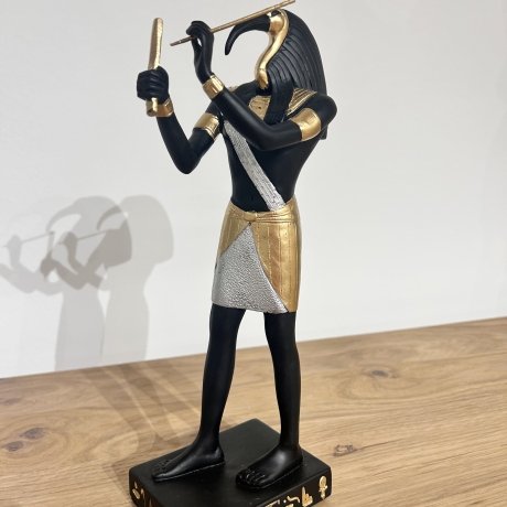 Figur der ägyptischen Gott Thot. 29 cm.
