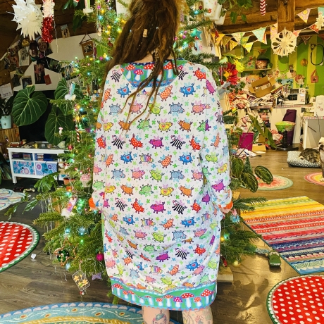 Kartoffelsackkleid Größe M-XL