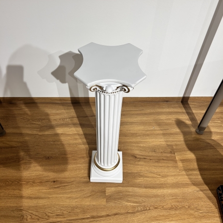 Schön bemalte griechische Säule. 76 cm.